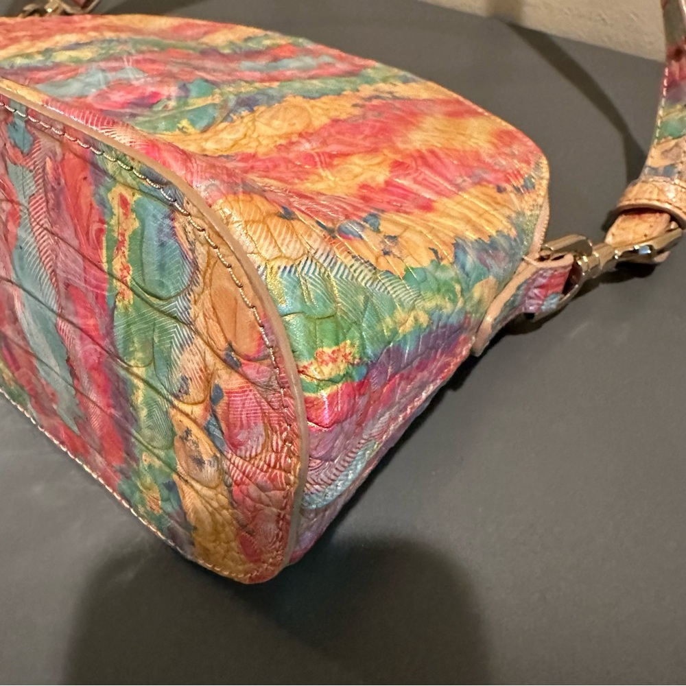 Brahmin Small Georgina Saltwater Taffy Melbourne Satchel NWOT - Picture 6 of 11